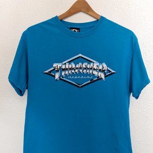 Vintage Skater Thrasher Magazine Medium T-Shirt from 1990's Chrome Diamond